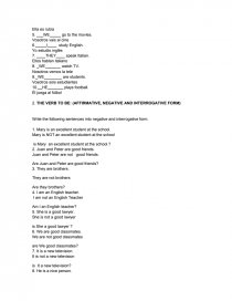 Ingles. Ejercicio de Gramática. Página 2