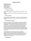 Informe de una terapia familiar.