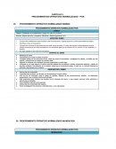 PROCEDIMIENTOS OPERATIVOS NORMALIZADOS – PON