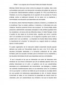 TEMA 1 Los orígenes de la Escuela Pública del Estado Educador