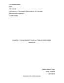 EQUIPOS Y FACULTAMIENTO PARA LA TOMA DE DESICIONES.