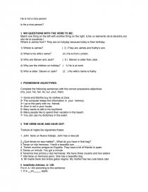 Ingles. Ejercicio de Gramática. Página 3