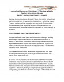 Barclay´s Business Case (Exports – Imports)