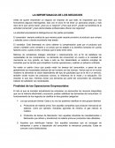 Importancía de los negocios