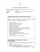 GUÍA DE TRABAJO LENGUAJE Y COMUNICACIÓN