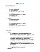 Preparacion de Pay de Manzana