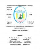 INFORME PROYECTO ELABORACION DE LAMPARA CON MATERIAL RECICLADO