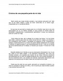 Crónica de una pequeña parte de mi vida.