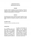 RESISTENCIAN EN CIRCUITOS.