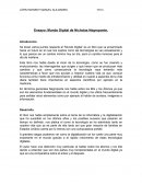 Ensayo; Mundo Digital de Nicholas Negroponte.