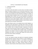 CAPÍTULO I PLANTEAMIENTO DEL PROBLEMA