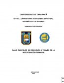 Marketing- CASO: CHRYSLER SE REINVENTA A TRAVÉS DE LA INVESTIGACIÓN PRIMARIA