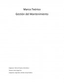 Gestión del Mantenimiento.