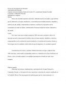 Proceso de Investigación de Mercados . Una sociedad cooperativa mexicana