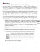 Gobierno y Gestión Corporativo Institución pública.