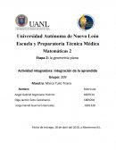Actividad integradora: integración de lo aprendido
