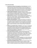 Uso eficaz del tiempo