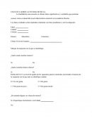 ENCUESTA SOBRE ACTIVIDAD MUSICAL.