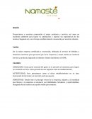 DIRECCIÓN Y ESTRATEGIAS NAMASTE.