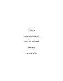 Gestión de personas.