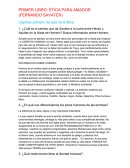 Ética para Amador (Fernando Savater)