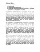 Práctica - Dilema ético