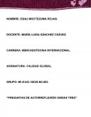 PREGUNTAS DE AUTORREFLEXIÓN UNIDAD TRES