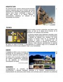 Se combina el arte, ciencia y técnica de de proyectar y construir espacios para que el hombre que pueda desarrollar sus actividades adecuadamente, de una manera sana, limpia, confortable y segura, esta debe estar acorde a su tiempo (época) y conocimient
