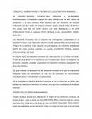 CONCEPTO, NORMATIVIDAD Y TEORIAS DE LOS DERECHOS HUMANOS