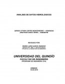 ANALISIS DE DATOS HIDROLOGICOS