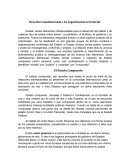 Derecho Constitucional y La organización territorial.