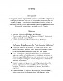 Las opiniones y resultados de la prueba de “Inteligencias Múltiples