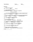 CUESTIONARIO SOBRE EL RACISMO.