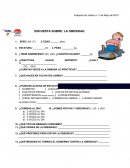 ENCUESTA SOBRE: LA OBESIDAD.