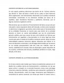 CONTEXTO EXTERNO DE LA ACTIVIDAD BANCARIA.