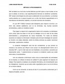 Metodo o Procedimiento.