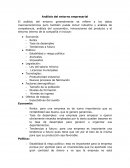 Análisis del entorno empresarial. Etapas de la negociación