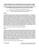 Análisis de eficiencia técnica y productividad de la educación secundaria en España del periodo 1996-2007
