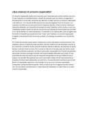 Que amenaza el consumo responsable