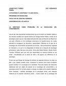 LA IDENTIDAD COMO PROBLEMA EN LA SOCIOLOGÍA DEL CONOCIMIENTO