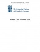 ENSAYO FILOSOFIA PARA PRINCIPIANTES. Historia de la Piscología