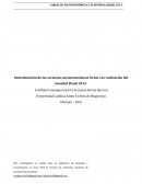 Determinación de las carencias socioeconómicas frente a la realización del mundial Brasil 2014