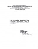 PROYECTO DE DISCIPLANA EN EL AULA