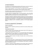 Actividad de adquisición del conocimiento. Elementos visuales