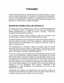 EFINICION ETIMOLOGICA DE CONCEPTO.