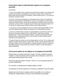 Como trazar líneas en determinados ángulos en el programa AutoCAD