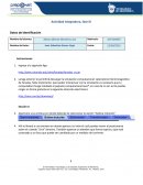 Actividad integradora, fase III Datos de identificación