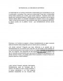 ESTADÍOS DE LA CONCIENCIA HISTÓRICA