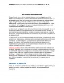 Actividad integradora. Unidades de medición
