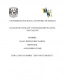 ENSAYO SOBRE: “ESTO NO ES MUSICA”